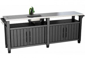 Столик для барбекю 415 Л (Unity Chef 415 L) графит в Краснокамске - krasnokamsk.mebel24.online | фото 3