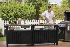 Столик для барбекю 415 Л (Unity Chef 415 L) графит в Краснокамске - krasnokamsk.mebel24.online | фото 4