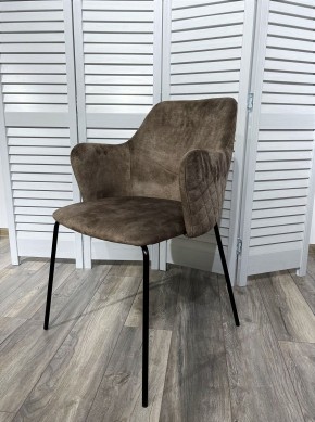 Стул AMARETTO VBP208 античный серо-бежевый/ черный каркас, М-City в Краснокамске - krasnokamsk.mebel24.online | фото 1