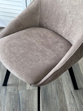 Стул CASA, 360 град. поворот. B5 Капучино, велюр / черный каркас,М-City в Краснокамске - krasnokamsk.mebel24.online | фото 3