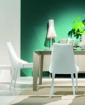 Стул CLARA 40.11 (TR505 white with sand cordonet, экокожа) в Краснокамске - krasnokamsk.mebel24.online | фото 2