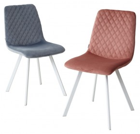 Стул DAIQUIRI BLUVEL-52 PINK / белый каркас, велюр М-City в Краснокамске - krasnokamsk.mebel24.online | фото 2