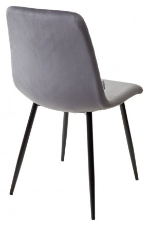 Стул DUKE BLUVEL-14 GREY, велюр / черный каркас М-City в Краснокамске - krasnokamsk.mebel24.online | фото 3