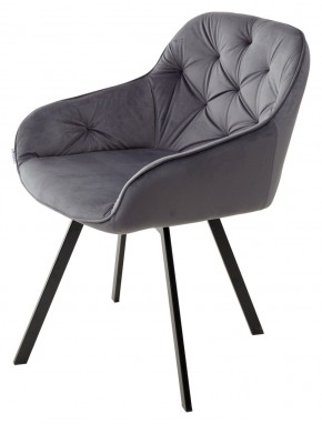Стул GALE 360 град. поворот. BLUVEL-14 GREY, велюр/ черный каркас, М-City в Краснокамске - krasnokamsk.mebel24.online | фото 5
