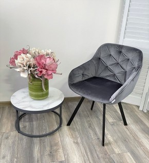 Стул GALE 360 град. поворот. BLUVEL-14 GREY, велюр/ черный каркас, М-City в Краснокамске - krasnokamsk.mebel24.online | фото 8