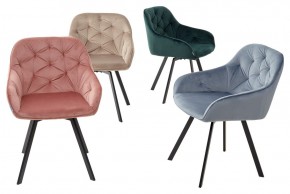 Стул GALE 360 град. поворот. BLUVEL-40 BEIGE, велюр/ черный каркас, М-City в Краснокамске - krasnokamsk.mebel24.online | фото 3