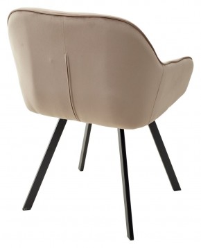 Стул GALE 360 град. поворот. BLUVEL-40 BEIGE, велюр/ черный каркас, М-City в Краснокамске - krasnokamsk.mebel24.online | фото 4