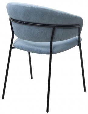 Стул ГЕММА, цвет RAIN 13 blue, велюр / черный каркас М-City в Краснокамске - krasnokamsk.mebel24.online | фото 9