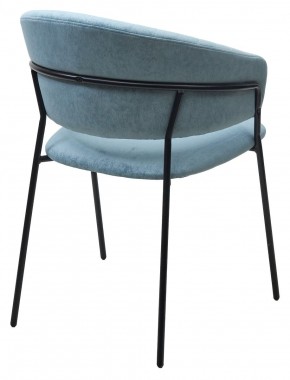 Стул ГЕММА, цвет RAIN 7 breeze, велюр / черный каркас М-City в Краснокамске - krasnokamsk.mebel24.online | фото 5