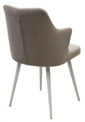 Стул HERMAN 360 град. ЛАТТЕ #25, велюр / белый каркас М-City в Краснокамске - krasnokamsk.mebel24.online | фото 5