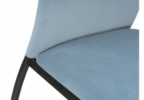 Стул на металлокаркасе Tod light blue / black в Краснокамске - krasnokamsk.mebel24.online | фото 7