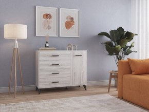СВЕТЛАНА LOFT Комод-тумба (сосна белая loft) в Краснокамске - krasnokamsk.mebel24.online | фото 3