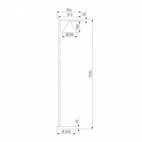Торшер Elektrostandard Bevel a068473 в Краснокамске - krasnokamsk.mebel24.online | фото 2