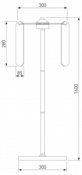 Торшер Eurosvet Claire 01171/3 золото в Краснокамске - krasnokamsk.mebel24.online | фото 3