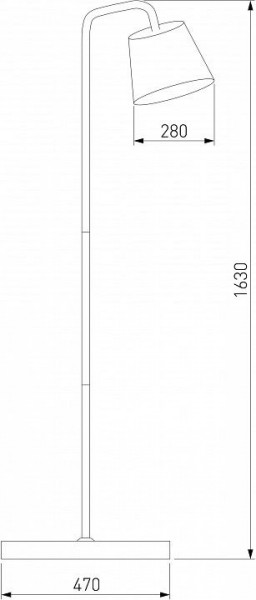 Торшер Eurosvet Montero 01135/1 белый в Краснокамске - krasnokamsk.mebel24.online | фото 2