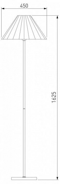 Торшер Eurosvet Peony 01133/1 хром/графит в Краснокамске - krasnokamsk.mebel24.online | фото 3