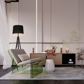 Торшер Maytoni Calvin Z177FL-01B в Краснокамске - krasnokamsk.mebel24.online | фото 4