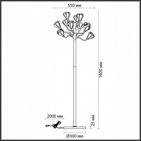 Торшер Odeon Light Gardi 5090/12F в Краснокамске - krasnokamsk.mebel24.online | фото 5