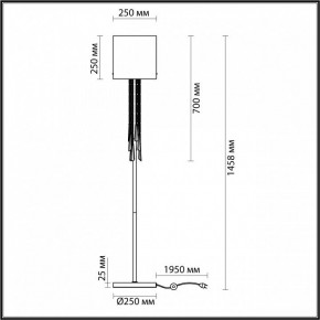 Торшер Odeon Light Nicole 4890/1F в Краснокамске - krasnokamsk.mebel24.online | фото 4
