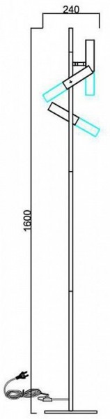 Торшер ST-Luce Eclip SL1236.405.03 в Краснокамске - krasnokamsk.mebel24.online | фото 5