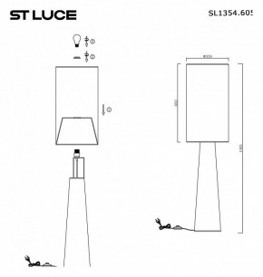 Торшер ST-Luce Jackie SL1354.605.01 в Краснокамске - krasnokamsk.mebel24.online | фото 5