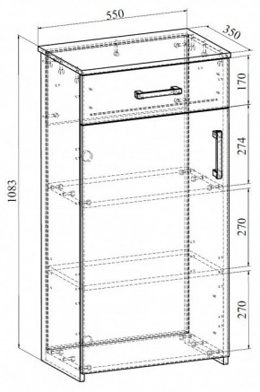 Тумба Агата АТ-2 в Краснокамске - krasnokamsk.mebel24.online | фото 4