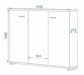 Тумба Домино нельсон ПУ-60-4 в Краснокамске - krasnokamsk.mebel24.online | фото 2