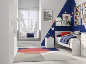 Тумба КАСТОР малая с двумя ящиками, цвет белый в Краснокамске - krasnokamsk.mebel24.online | фото 3