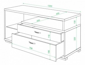 Тумба под ТВ Домино ТК-10 в Краснокамске - krasnokamsk.mebel24.online | фото 2
