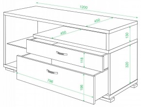 Тумба под ТВ Домино ТК-10М в Краснокамске - krasnokamsk.mebel24.online | фото 2