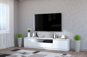 Тумба под ТВ "Хилтон" (Белый текстурный) в Краснокамске - krasnokamsk.mebel24.online | фото
