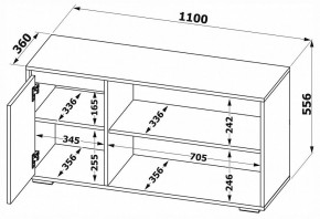 Тумба под ТВ Т-2 в Краснокамске - krasnokamsk.mebel24.online | фото 7