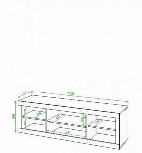 Тумба под ТВ Toivo Кон170 в Краснокамске - krasnokamsk.mebel24.online | фото 2