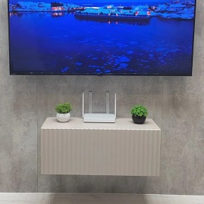 Тумба подвесная под ТВ LINES MTV1-MA 750 Бежевый (Леда-М 10.1.5) в Краснокамске - krasnokamsk.mebel24.online | фото 5
