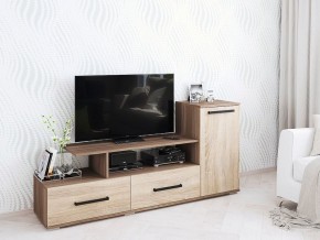 Тумба ТВ Парус-1 Ясень шимо/Дуб сонома в Краснокамске - krasnokamsk.mebel24.online | фото