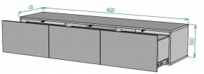 ТВ тумба подвесная TV80 (3 ящика) в Краснокамске - krasnokamsk.mebel24.online | фото 2