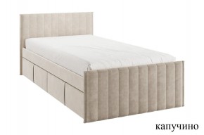 ТВИКС Кровать с ящиками 900 (капучино) в Краснокамске - krasnokamsk.mebel24.online | фото
