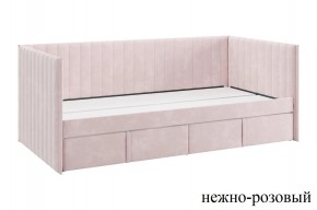 ТВИКС Кровать (софа) с ящиками 900 (нежно-розовый) в Краснокамске - krasnokamsk.mebel24.online | фото