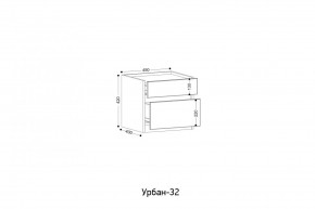 УРБАН- 32 Тумба в Краснокамске - krasnokamsk.mebel24.online | фото 2