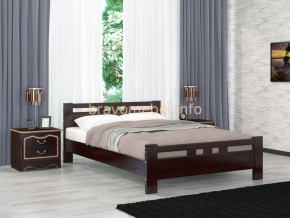 ВЕРОНИКА-2 Кровать из массива 1400  в Краснокамске - krasnokamsk.mebel24.online | фото 4