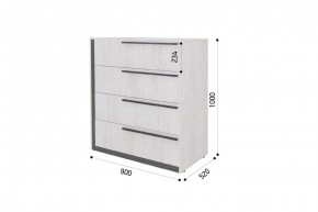 ВИНТЕР - 8 Комод 4 ящика в Краснокамске - krasnokamsk.mebel24.online | фото 4